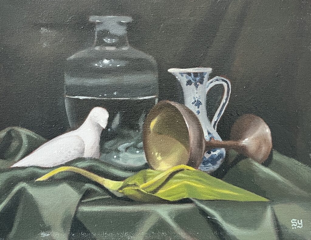 Still Life with Ceramic Dove