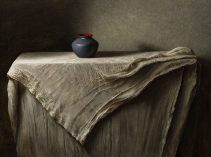 Small Vase with Red Interior - Web Size 2K